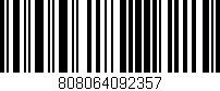 Código de barras (EAN, GTIN, SKU, ISBN): '808064092357'