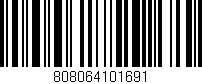 Código de barras (EAN, GTIN, SKU, ISBN): '808064101691'