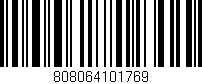 Código de barras (EAN, GTIN, SKU, ISBN): '808064101769'