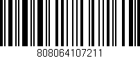 Código de barras (EAN, GTIN, SKU, ISBN): '808064107211'