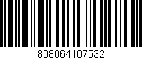 Código de barras (EAN, GTIN, SKU, ISBN): '808064107532'