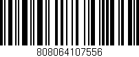 Código de barras (EAN, GTIN, SKU, ISBN): '808064107556'