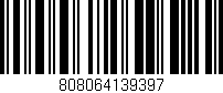 Código de barras (EAN, GTIN, SKU, ISBN): '808064139397'