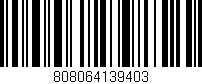 Código de barras (EAN, GTIN, SKU, ISBN): '808064139403'