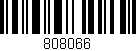 Código de barras (EAN, GTIN, SKU, ISBN): '808066'
