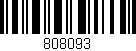 Código de barras (EAN, GTIN, SKU, ISBN): '808093'