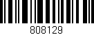 Código de barras (EAN, GTIN, SKU, ISBN): '808129'