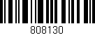 Código de barras (EAN, GTIN, SKU, ISBN): '808130'