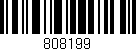 Código de barras (EAN, GTIN, SKU, ISBN): '808199'