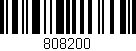Código de barras (EAN, GTIN, SKU, ISBN): '808200'