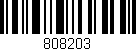 Código de barras (EAN, GTIN, SKU, ISBN): '808203'