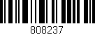 Código de barras (EAN, GTIN, SKU, ISBN): '808237'