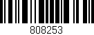 Código de barras (EAN, GTIN, SKU, ISBN): '808253'