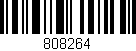 Código de barras (EAN, GTIN, SKU, ISBN): '808264'