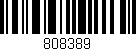 Código de barras (EAN, GTIN, SKU, ISBN): '808389'