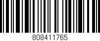 Código de barras (EAN, GTIN, SKU, ISBN): '808411765'