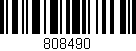 Código de barras (EAN, GTIN, SKU, ISBN): '808490'