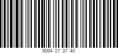 Código de barras (EAN, GTIN, SKU, ISBN): '8084_27_37_40'