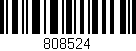 Código de barras (EAN, GTIN, SKU, ISBN): '808524'