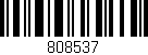 Código de barras (EAN, GTIN, SKU, ISBN): '808537'