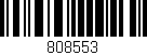 Código de barras (EAN, GTIN, SKU, ISBN): '808553'