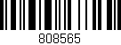 Código de barras (EAN, GTIN, SKU, ISBN): '808565'