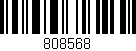 Código de barras (EAN, GTIN, SKU, ISBN): '808568'