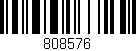 Código de barras (EAN, GTIN, SKU, ISBN): '808576'