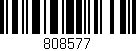 Código de barras (EAN, GTIN, SKU, ISBN): '808577'