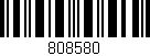 Código de barras (EAN, GTIN, SKU, ISBN): '808580'