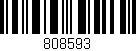 Código de barras (EAN, GTIN, SKU, ISBN): '808593'