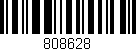 Código de barras (EAN, GTIN, SKU, ISBN): '808628'