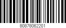 Código de barras (EAN, GTIN, SKU, ISBN): '80878062201'