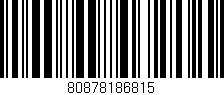 Código de barras (EAN, GTIN, SKU, ISBN): '80878186815'