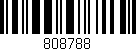 Código de barras (EAN, GTIN, SKU, ISBN): '808788'