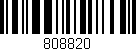 Código de barras (EAN, GTIN, SKU, ISBN): '808820'