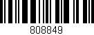 Código de barras (EAN, GTIN, SKU, ISBN): '808849'
