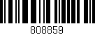 Código de barras (EAN, GTIN, SKU, ISBN): '808859'