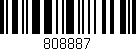 Código de barras (EAN, GTIN, SKU, ISBN): '808887'