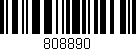 Código de barras (EAN, GTIN, SKU, ISBN): '808890'