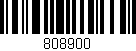 Código de barras (EAN, GTIN, SKU, ISBN): '808900'