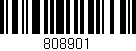 Código de barras (EAN, GTIN, SKU, ISBN): '808901'