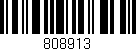 Código de barras (EAN, GTIN, SKU, ISBN): '808913'