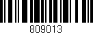 Código de barras (EAN, GTIN, SKU, ISBN): '809013'