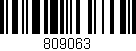 Código de barras (EAN, GTIN, SKU, ISBN): '809063'