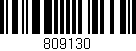 Código de barras (EAN, GTIN, SKU, ISBN): '809130'