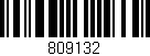 Código de barras (EAN, GTIN, SKU, ISBN): '809132'