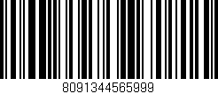 Código de barras (EAN, GTIN, SKU, ISBN): '8091344565999'