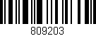 Código de barras (EAN, GTIN, SKU, ISBN): '809203'
