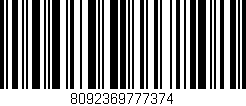 Código de barras (EAN, GTIN, SKU, ISBN): '8092369777374'